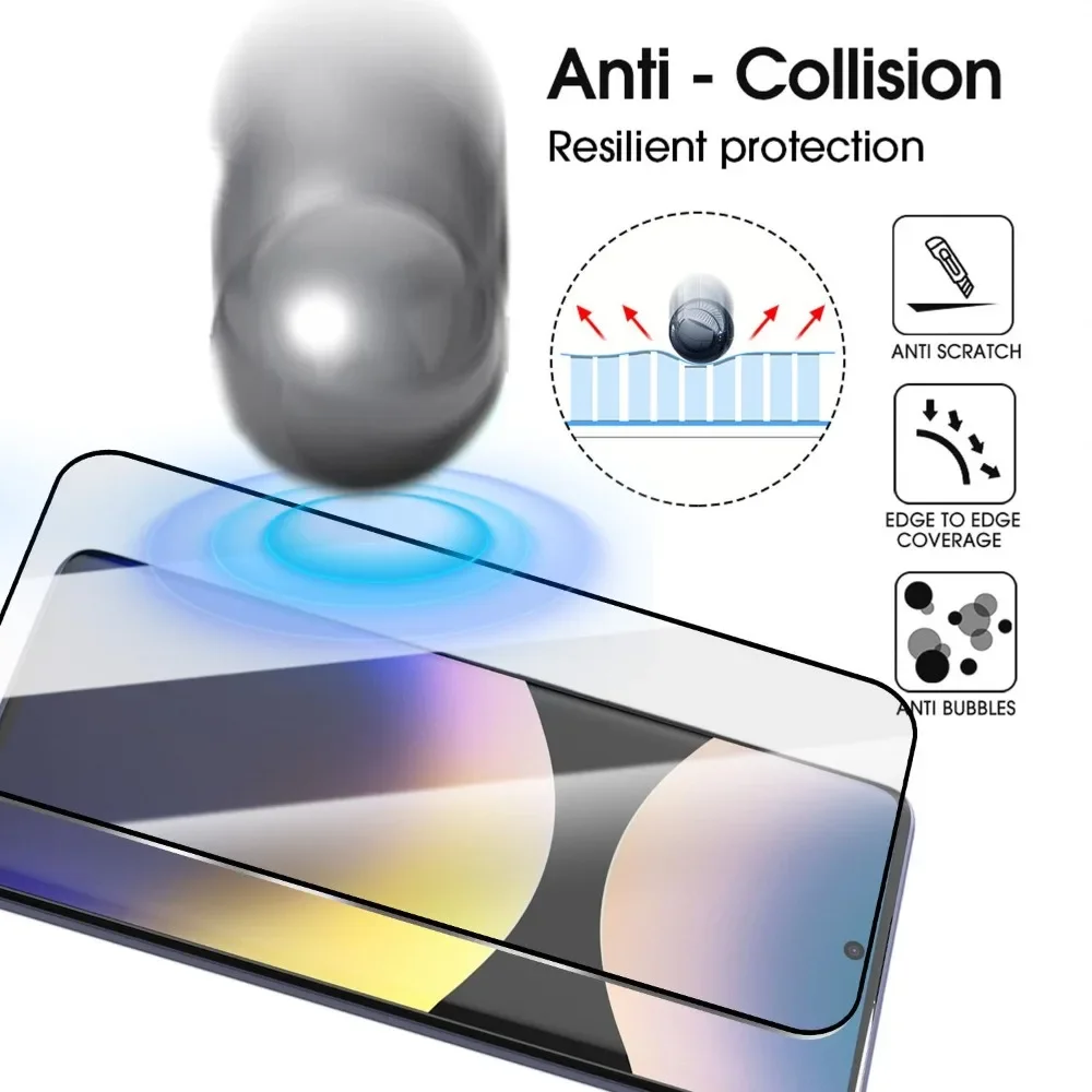 1-3Pcs Tempered Glass for Redmi Note 13 Pro 14 4G 5G Dust Free Easy Installation Screen Protectors Anti-Scratch Protective Film