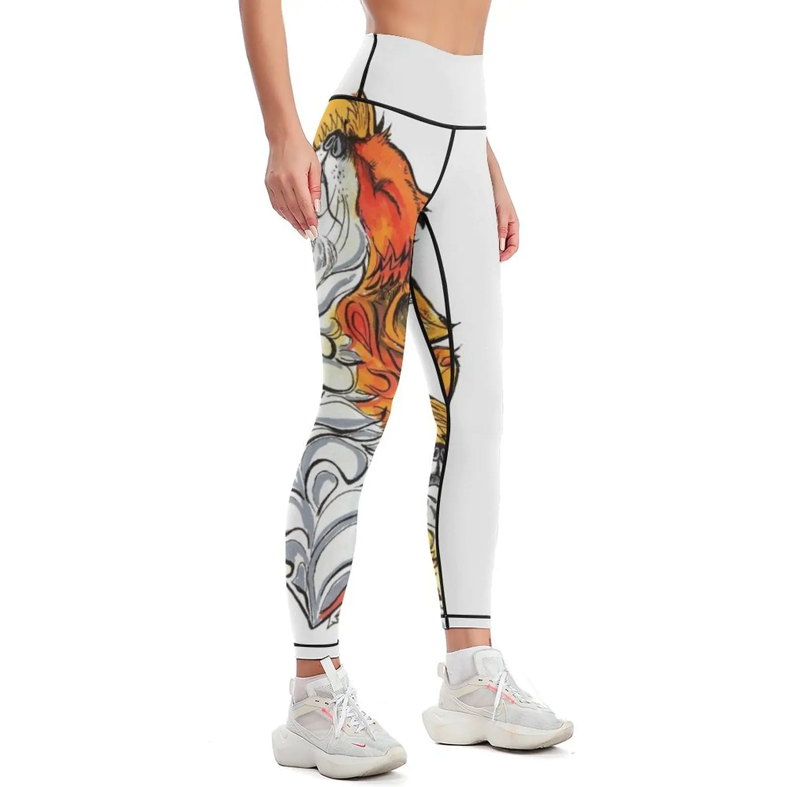 Strength Fox Leggings Sweatpants Women sportwear Womens Leggings