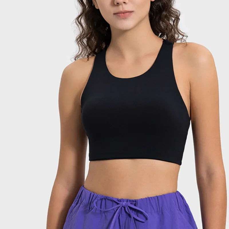 Solid Color Yoga Tight Sports Bras For Women Women's Fitness Zipper Bra Sportswear Woman Gym Training Female Crop Tops