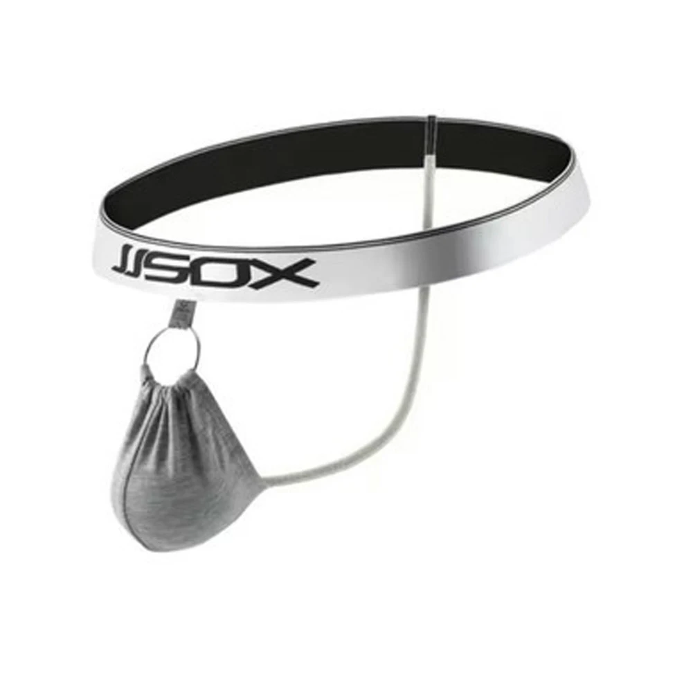

Men Underwear Sexy Thong Metal Ring Sexy Wide Waist Gay Sissy Pouch Lingerie Pocket Inner Thong Sexy Tоy For Men Low Rise T-Back
