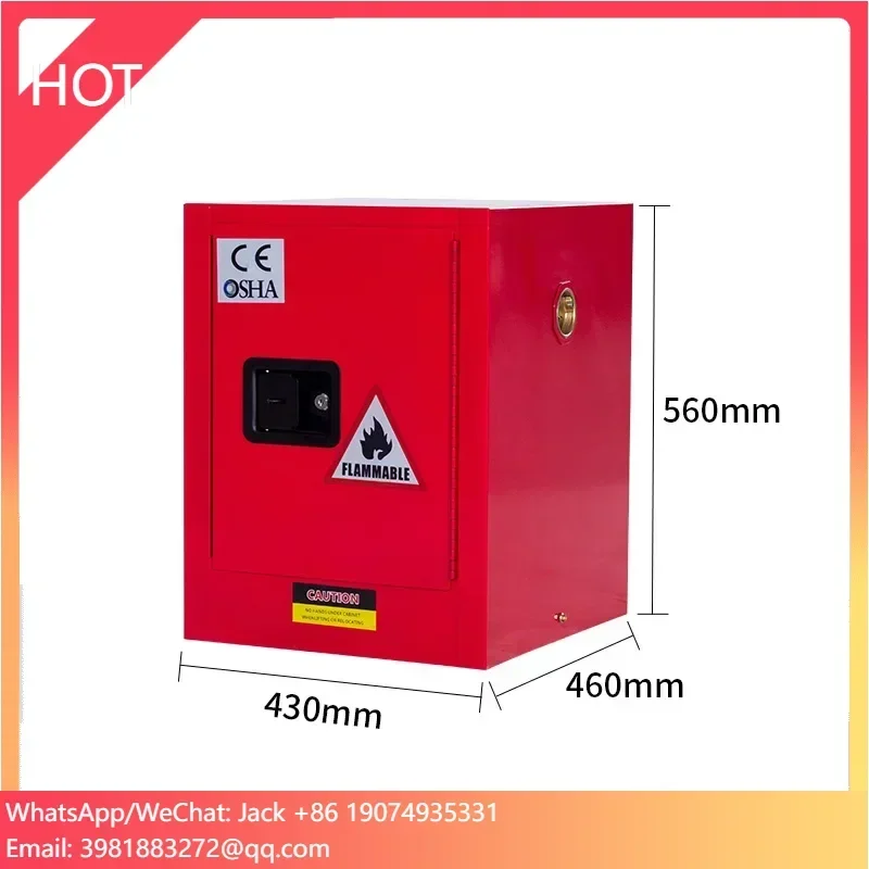 

Laboratory Chemical Storage Cabinet Combustible Products 4-12 Gallons Safety Container Cabinet