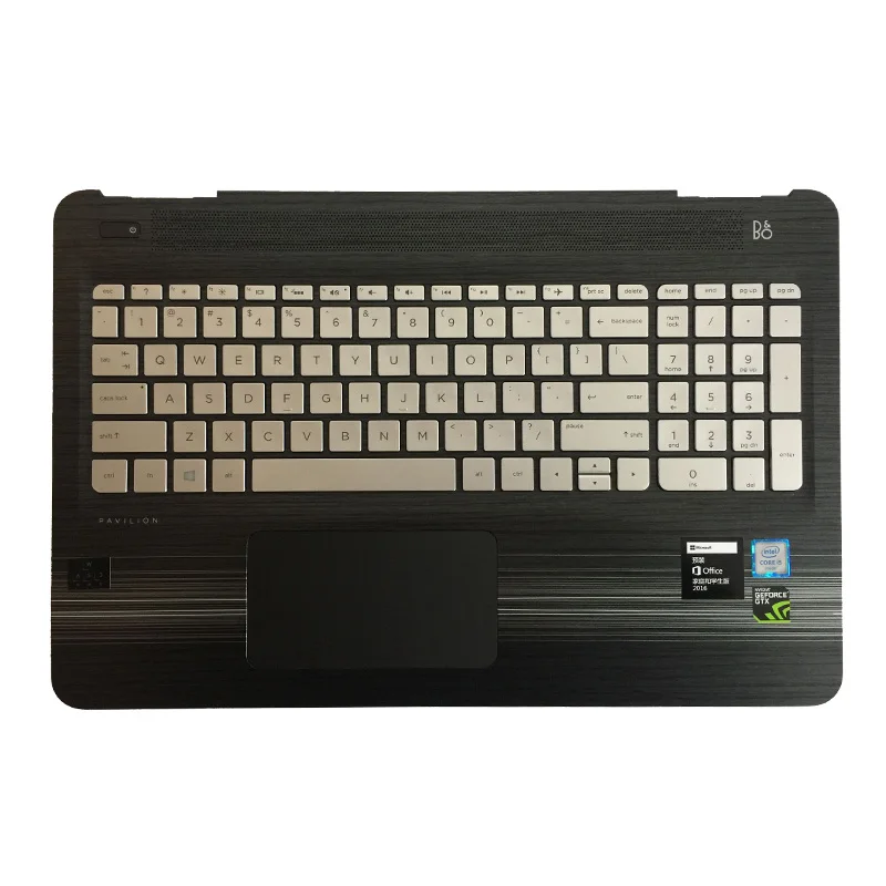 

NEW English Keyboard for HP 15-bc051nr 15-bc047cl 15-bc060nr 15-bc006na 15-bc009na Laptop palmrest Upper Keyboard with backlight