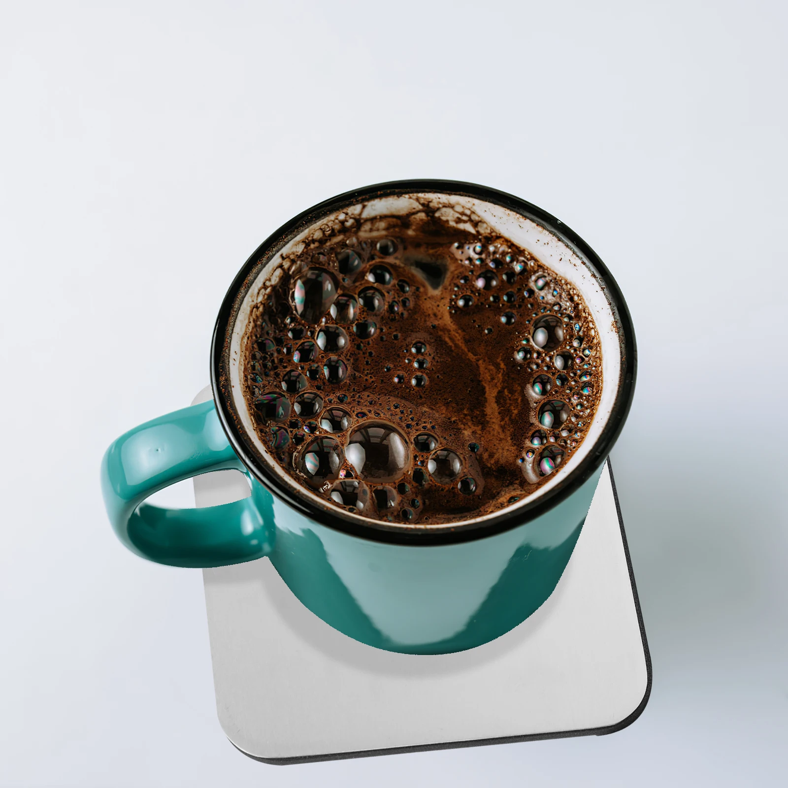 

5pcs Round Coaster Set Stainless Steel Drink Coasters Reusable Saucers Hot Insulation Cup Mats Non Slip Kitchen Dinning Table