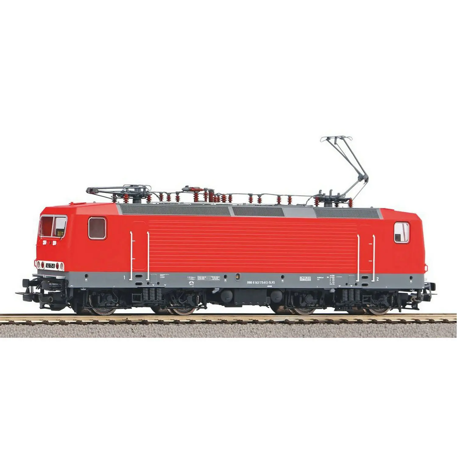 HO Type 1/87 Train Model PIKO 51728 BR143 Electric Locomotive Digital Sound Effect (DCC) German SLRS Sixth Generation Rail Car