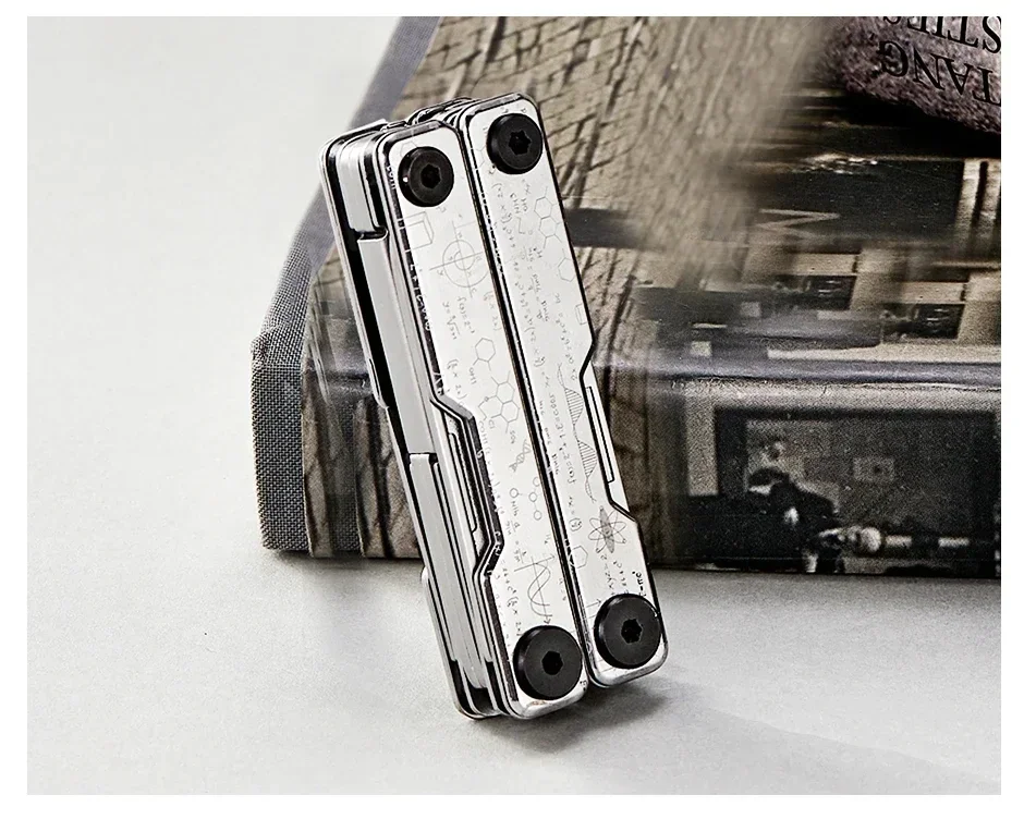 SWISS TECH 12 In 1 Mini EDC Folding Scissors Multitool Portable Outdoor Camping Survival Equipment Multi-function Tools