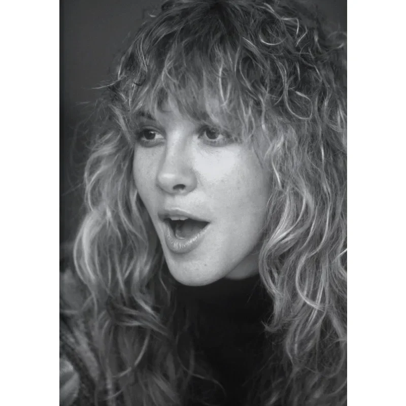NONE 70er Jahre Rock Band Fleetwood Mac Musik Album Cover Poster Stevie Nicks Portrait Leinwand Malerei Wandkunst für Club Zimmer Home Decor 8