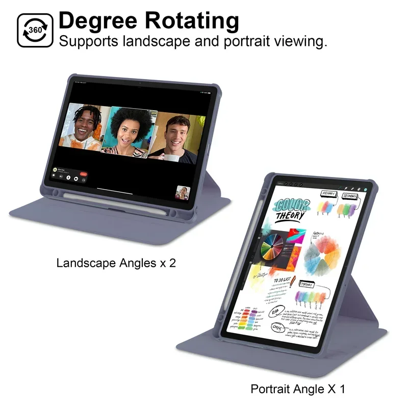 360 Rotation Abdeckung für Samsung Tab A9 Plus Smart Fall Bleistift Halter Für Galaxy Tab A9 + SM-X210 SM-X215 SM-X216B 11 "Tablet Coque