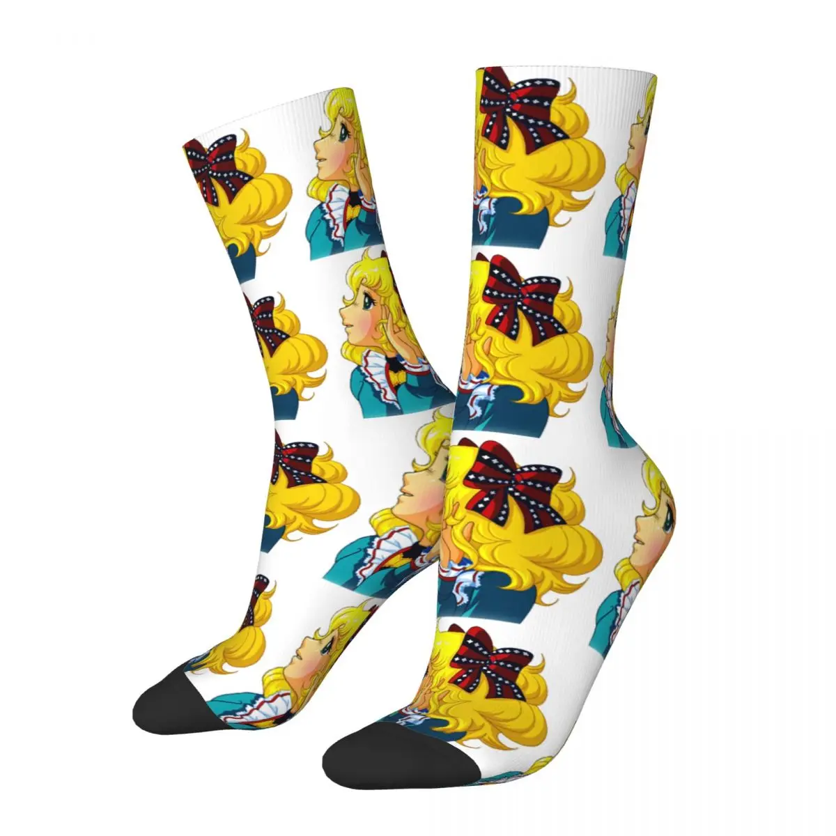 

1 Pair Funny Happy Cute Retro Harajuku Candy Candy Hip Hop Novelty Seamless Crew Crazy Sock