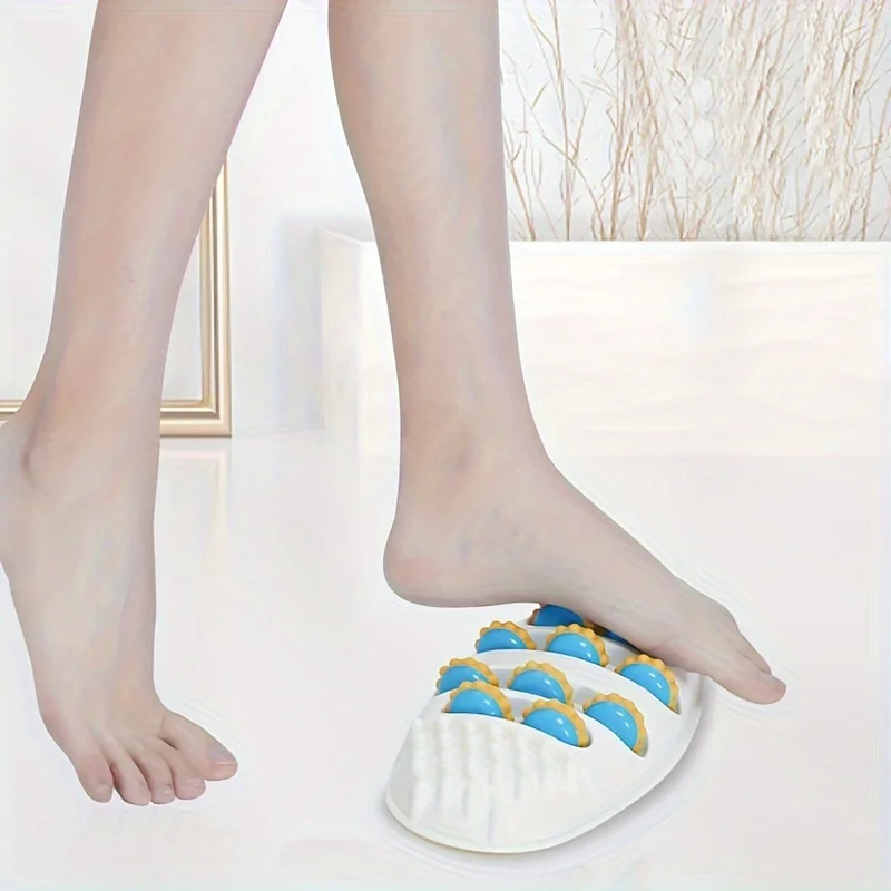 A Foot Massager Designed for Fitness And Yoga, Featuring Four Rows of Massage Rollers to Soothe Your Muscles