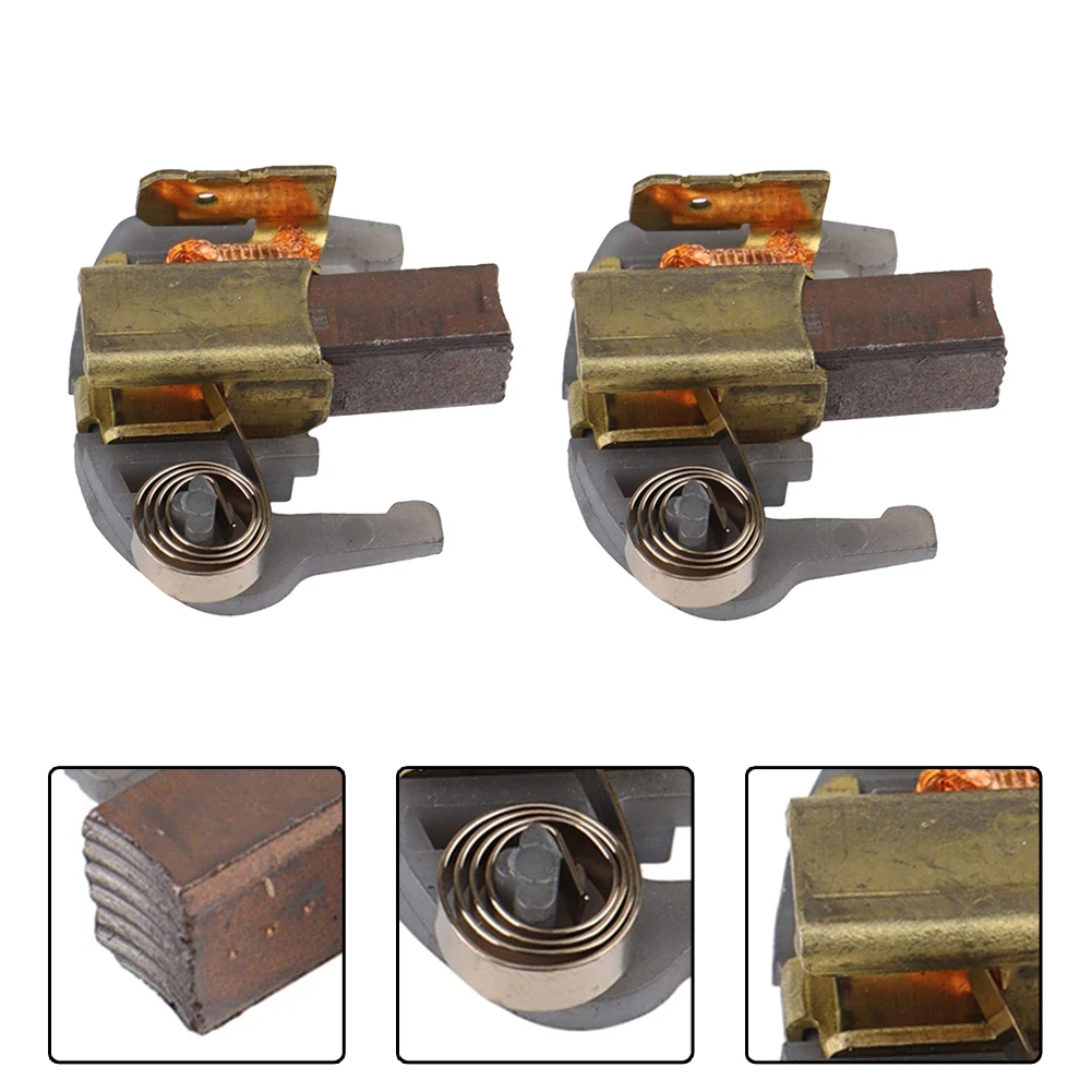 زوج واحد من حامل فرشاة كربون لـ De WALT DC988 DC988V DC987 DC520KA DC490A DC985 DC984 DC984V ملحقات مطرقة دوارة لاسلكية