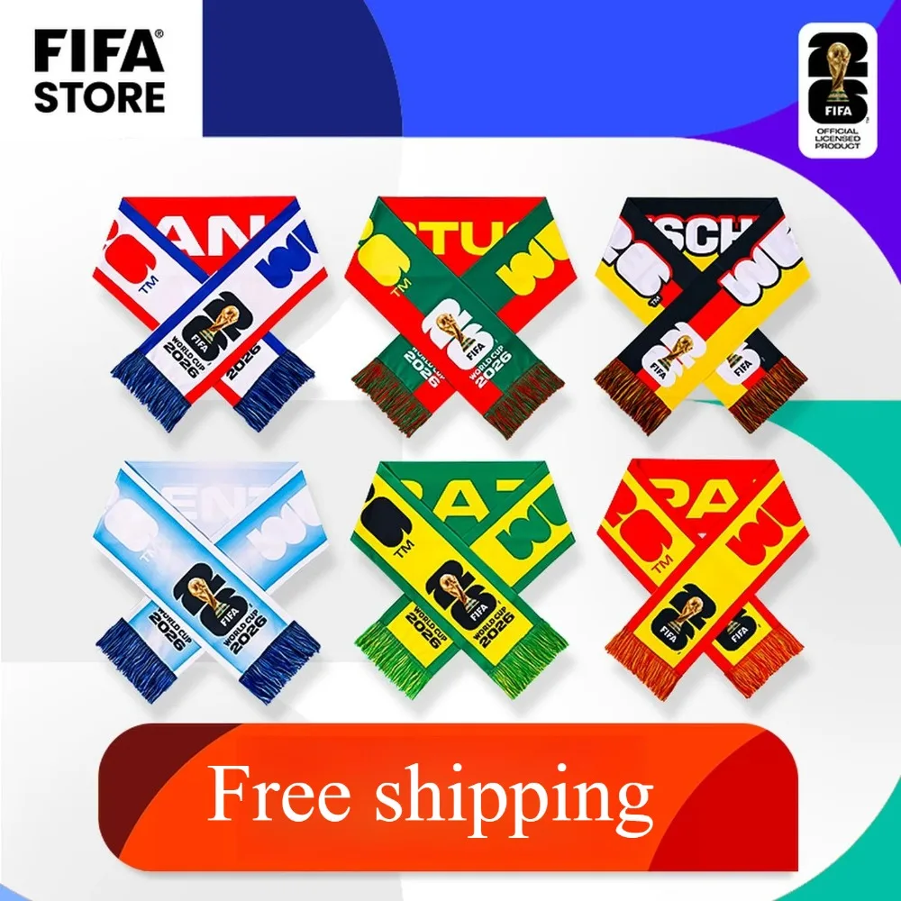 

2026 FIFA World Cup Souvenirs, Surrounding National Teams Cheering Scarves, Fans Cheering, Supporting Banners