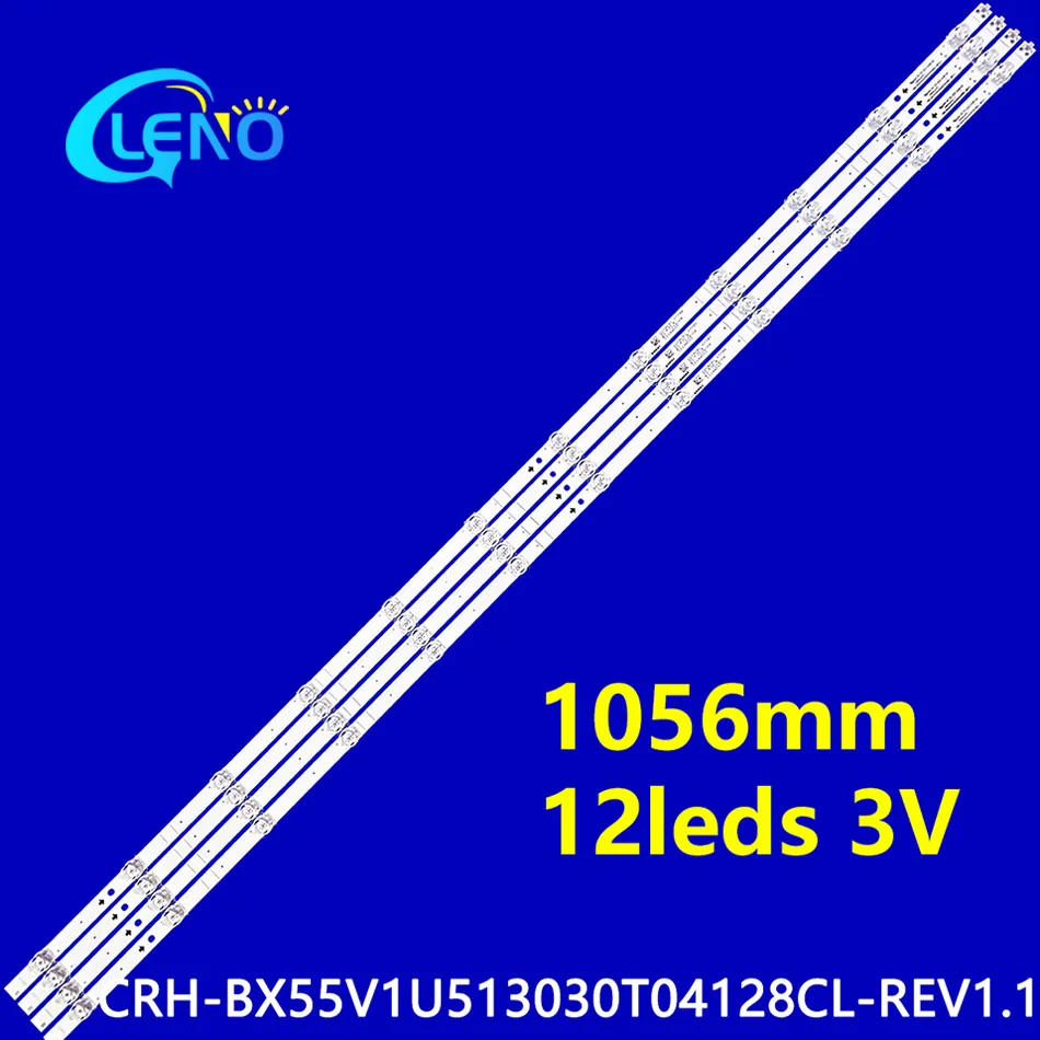 

LED Backlight Strips 12LED For HISENSE H55B7100UK H55B7100 H55B7300 H55B7300UK HD550V1U51-T0L4 CRH-BX55V1U513030T04128CLREV1.1