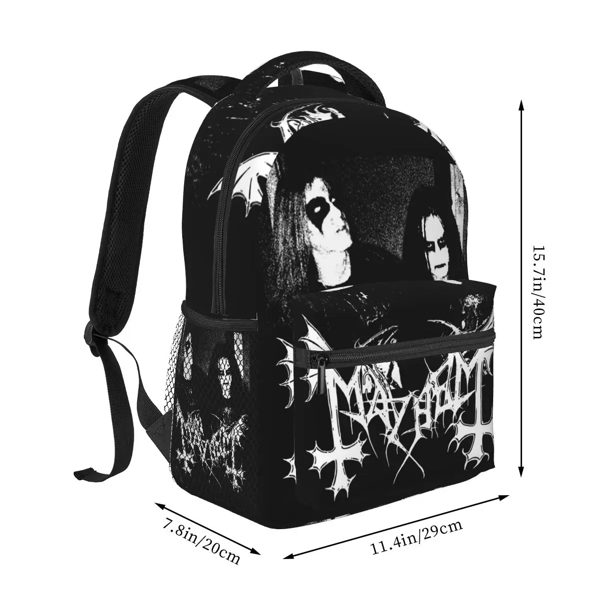 Mayhem Band Backpack Hot Sale Daypack Large Capacity Children BookBag School Bag Shoulder Bags for Men Women