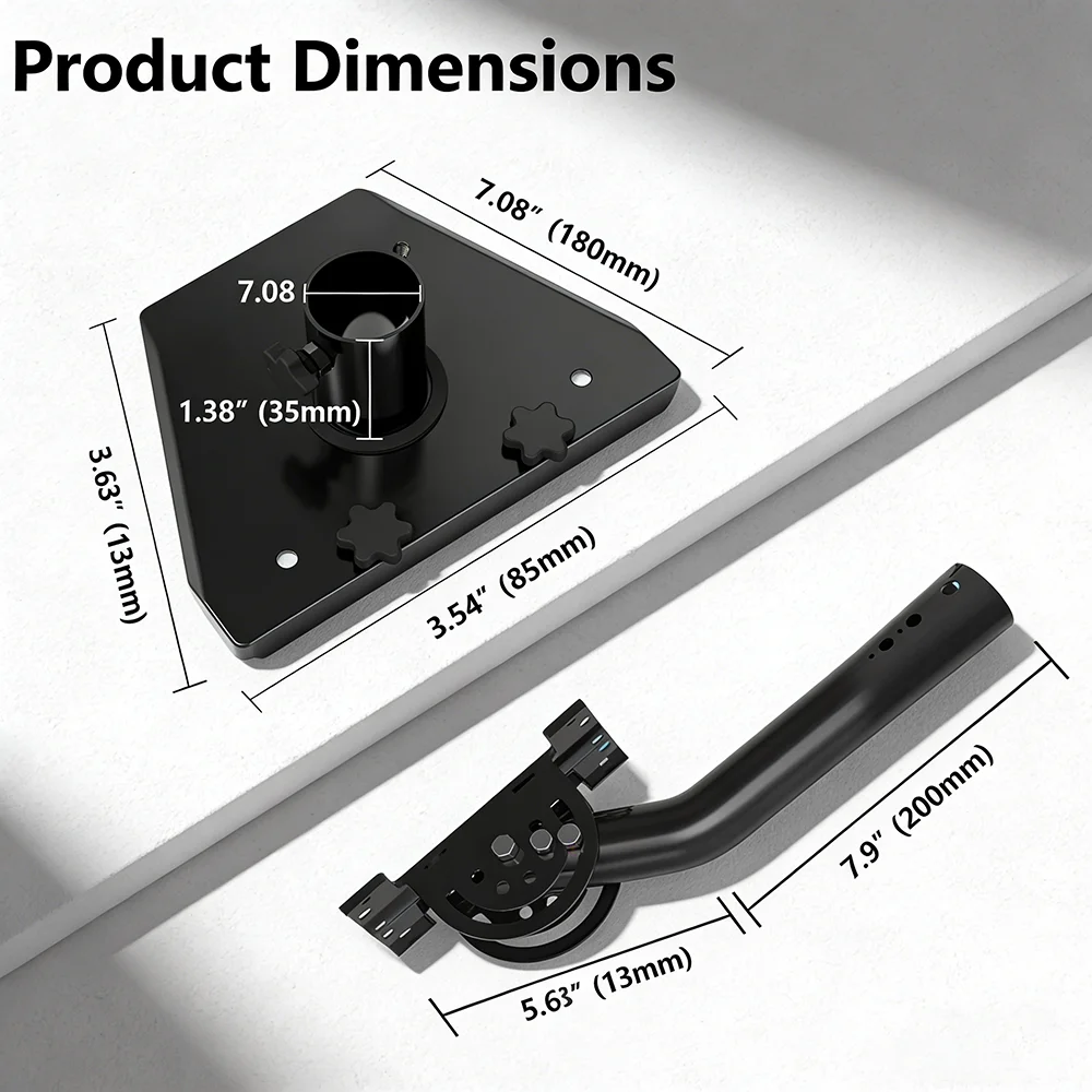 

Крепление на стену для Starlink Gen 3 Standard, комплект для монтажа спутникового интернет-приемника Starlink, совместим с антенной Starlink Standard Gen3 (V3)