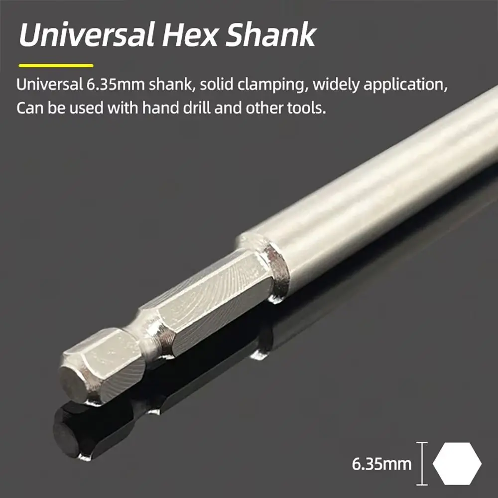 1Pcs 100/150/300mm Screwdriver Bit Holder Magnetlc 1/4 Inch Hex Self-locking Extension Rod Extended Quick Release