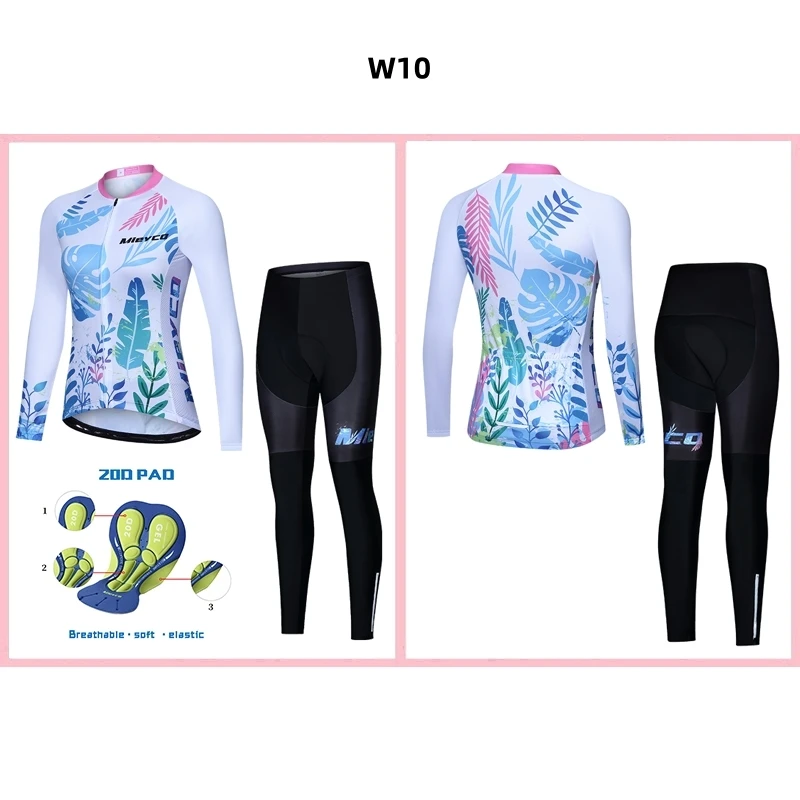 Frauen Radfahren Jersey Langarm Mtb Fahrrad Kleidung Fahrrad Radfahren Radfahren Set Quick Dry Ciclismo Ropa Bisiklet Kleidung Pro Anzug – Detail 30