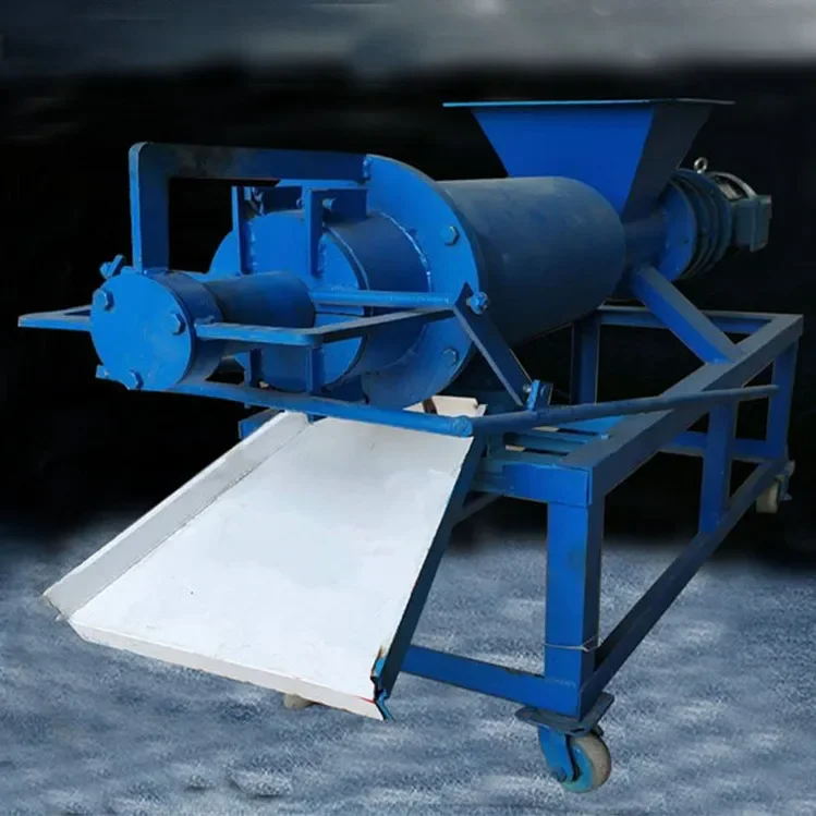 Manure Squeeze Dryer Equipment Poultry Chicken Solid Liquid Separator Or Pig Manure Dewatering Machine