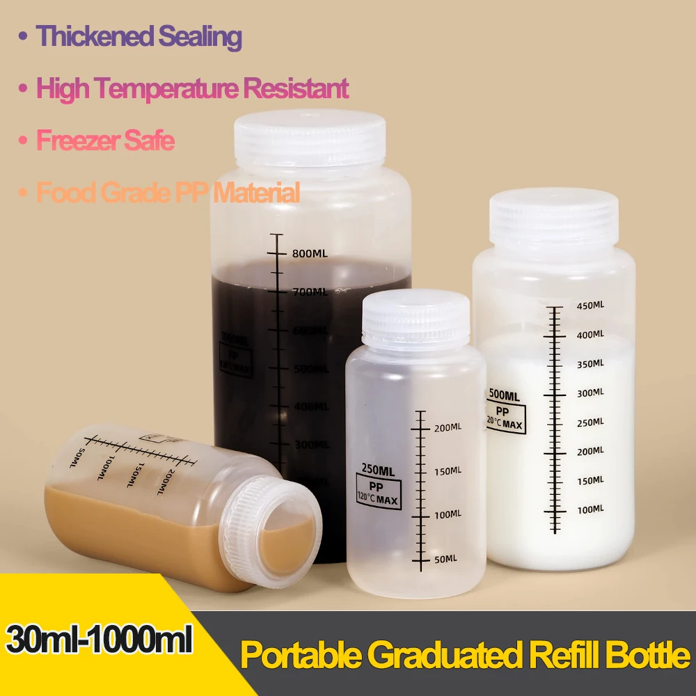30ml to 1000ml Food Grade Measuring Cup Microwave Safe High Temp Resistant For Milk TCM Soy Milk Coffee Milk Tea