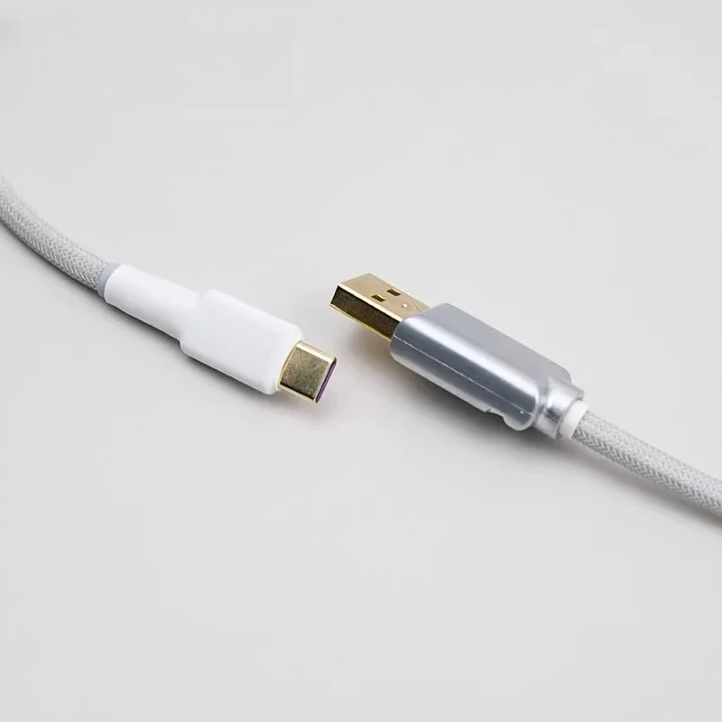 Color Aerial Plug Separate Customized Data Cable Braided Cable Mechanical Keyboard Cable