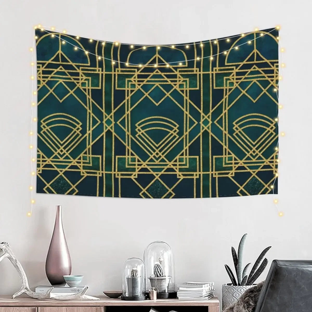 Art Deco Elegant Gatsby Style Tapestry Wall Hanging Wall Wall Decor Decoration Tapestry