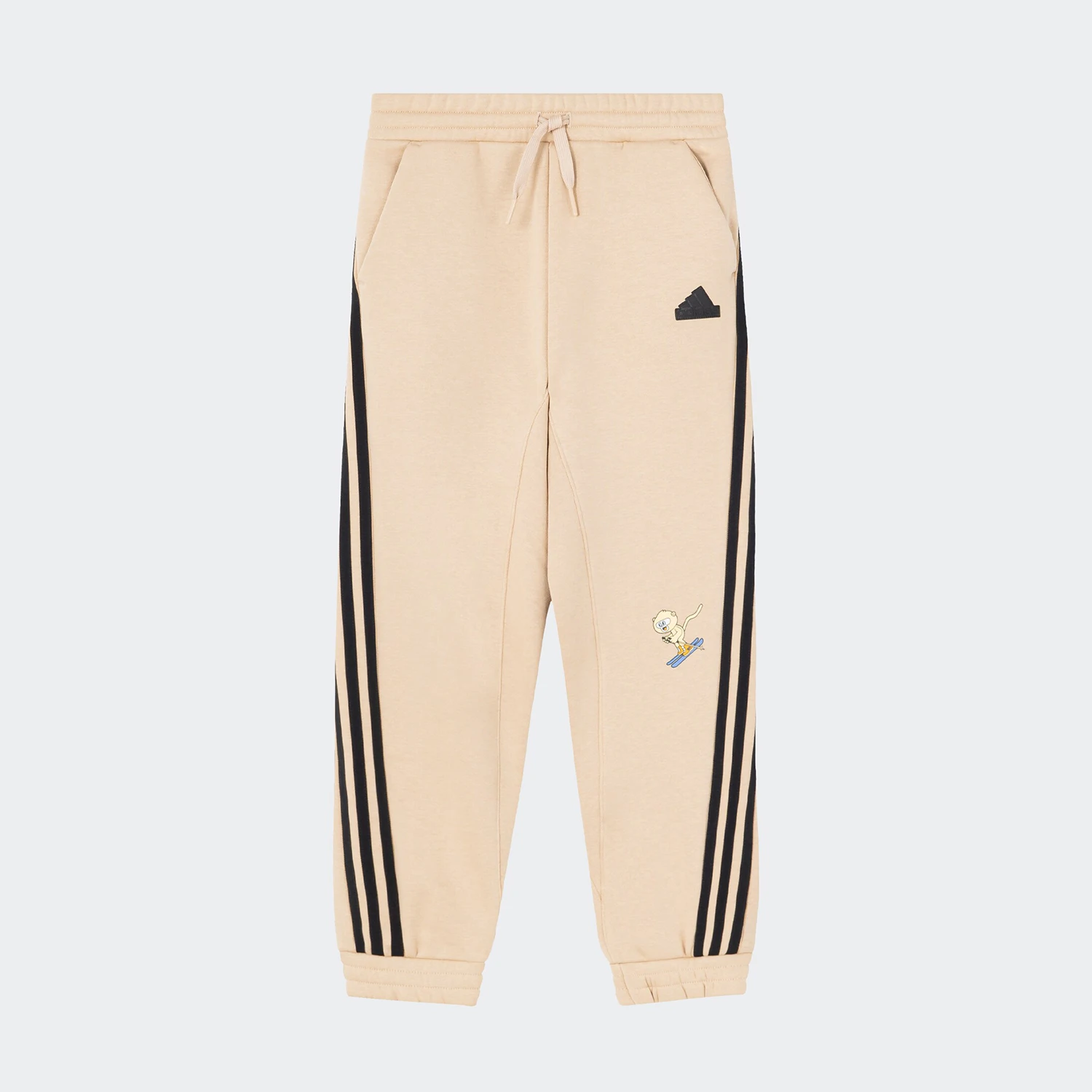 

Официальные аутентичные детские повседневные дышащие длинные брюки в полоску Adidas LK KN PNT1 JC6936