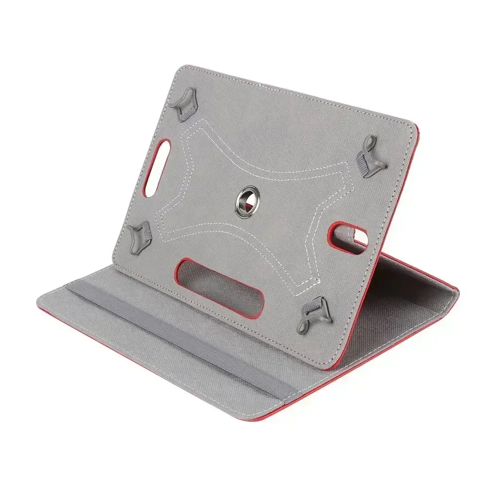 حافظة كمبيوتر لوحي عالمية تدور 360 درجة أغطية جلد PU لهاتف سامسونج جالاكسي تاب 7 8 9 10.1 بوصة أندرويد الكمبيوتر اللوحي