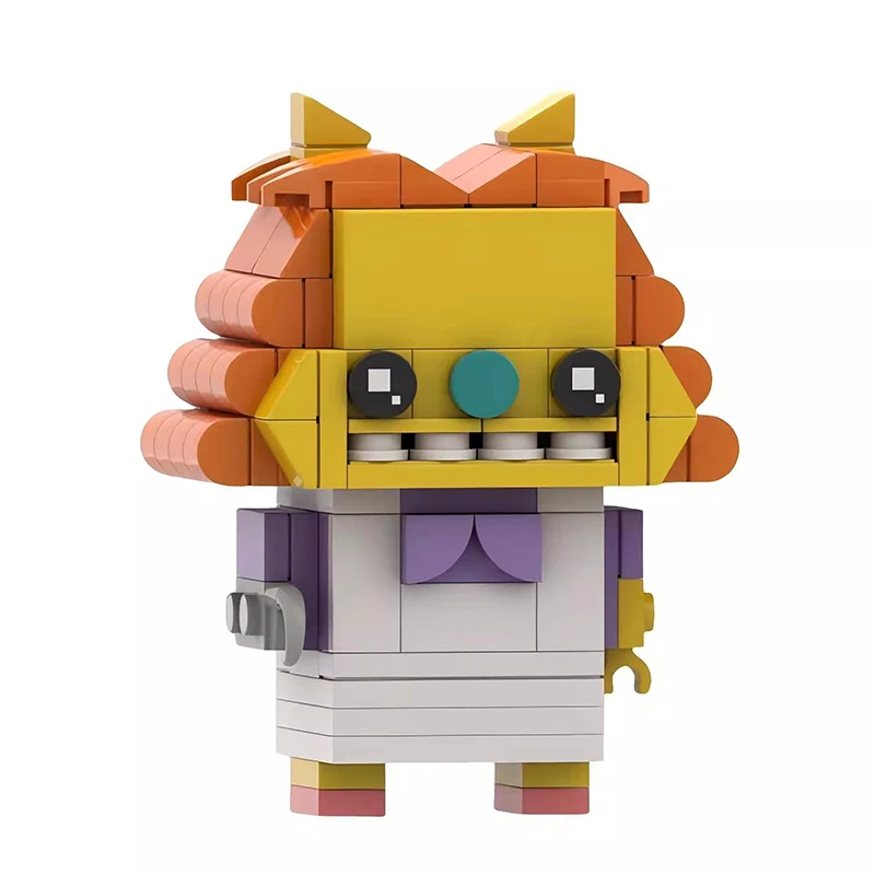 MOC Rockos – figurines de vie modernes, RockoHeffer Wolfe Spunky Filburt Shellbach Bighead, ensembles de blocs de construction, jouets pour enfants, cadeau