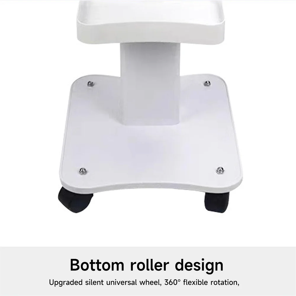 3-Schichtiger Aufbewahrungswagen 360 ° Drehbarer Beauty-SPA-Salon-Rollwagen für Innenbereich zur Aufbewahrung von Geräten und Schönheitsausrüstung – Detail 8