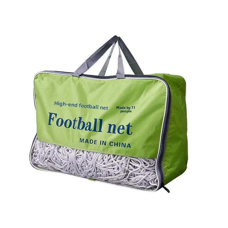 Jaring Sepak Bola Polyester untuk Peralatan Lapangan 11/7/5 Orang Jaring Rangka dengan Standar Pertandingan Nylon