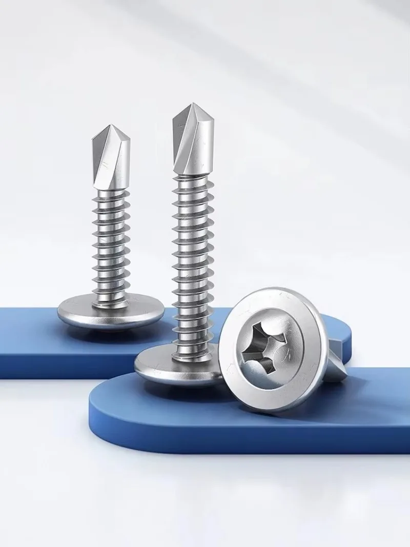 Vite in acciaio inossidabile 410 Vite autoperforante M4.2 M4.8 Vite a testa di traliccio