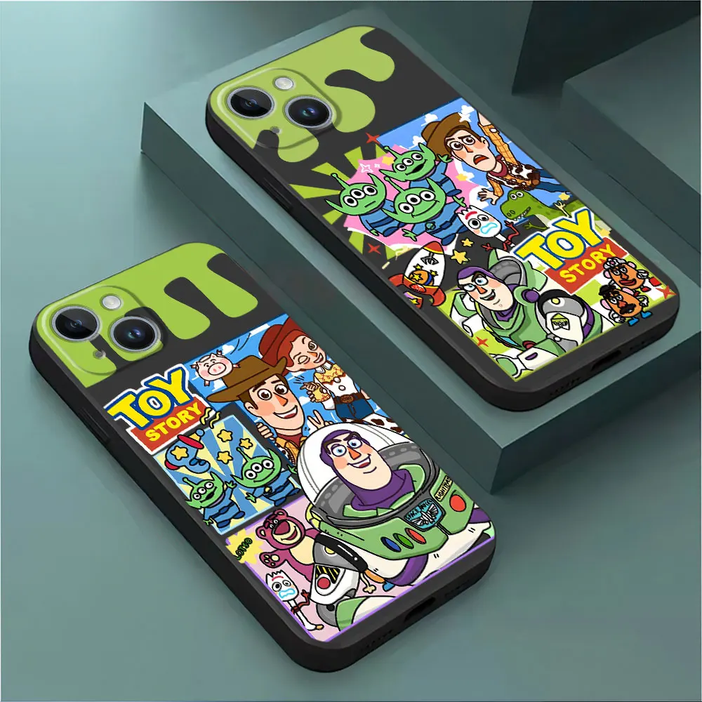 Silicone Case for Google Pixel 6a 6 Pro 7a 7 Pro 8 Pro Toy Story Woody Lotsos Mirror Cover Funda Armor