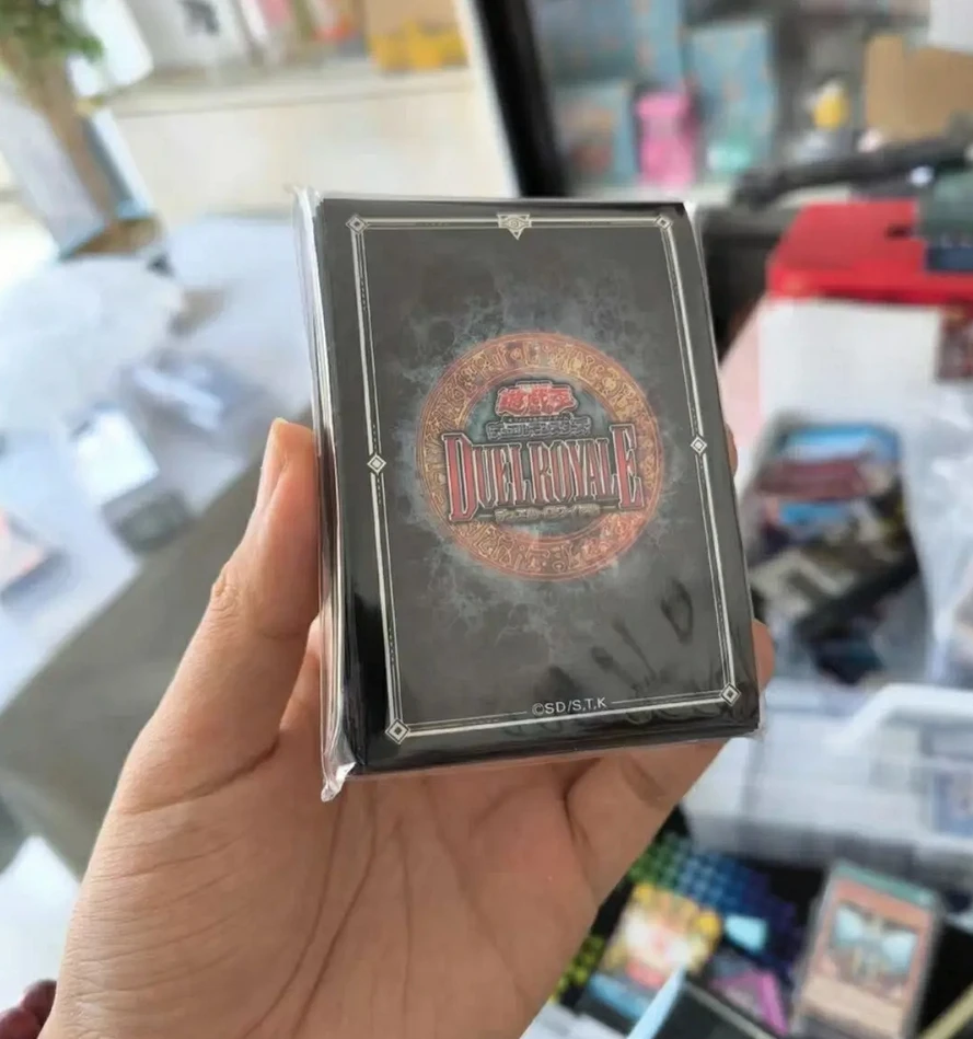 45 pz Yugioh KONAMI Duel Monsters Duel Royale Black Edition collezione ufficiale maniche protettive per carte Duelist sigillate