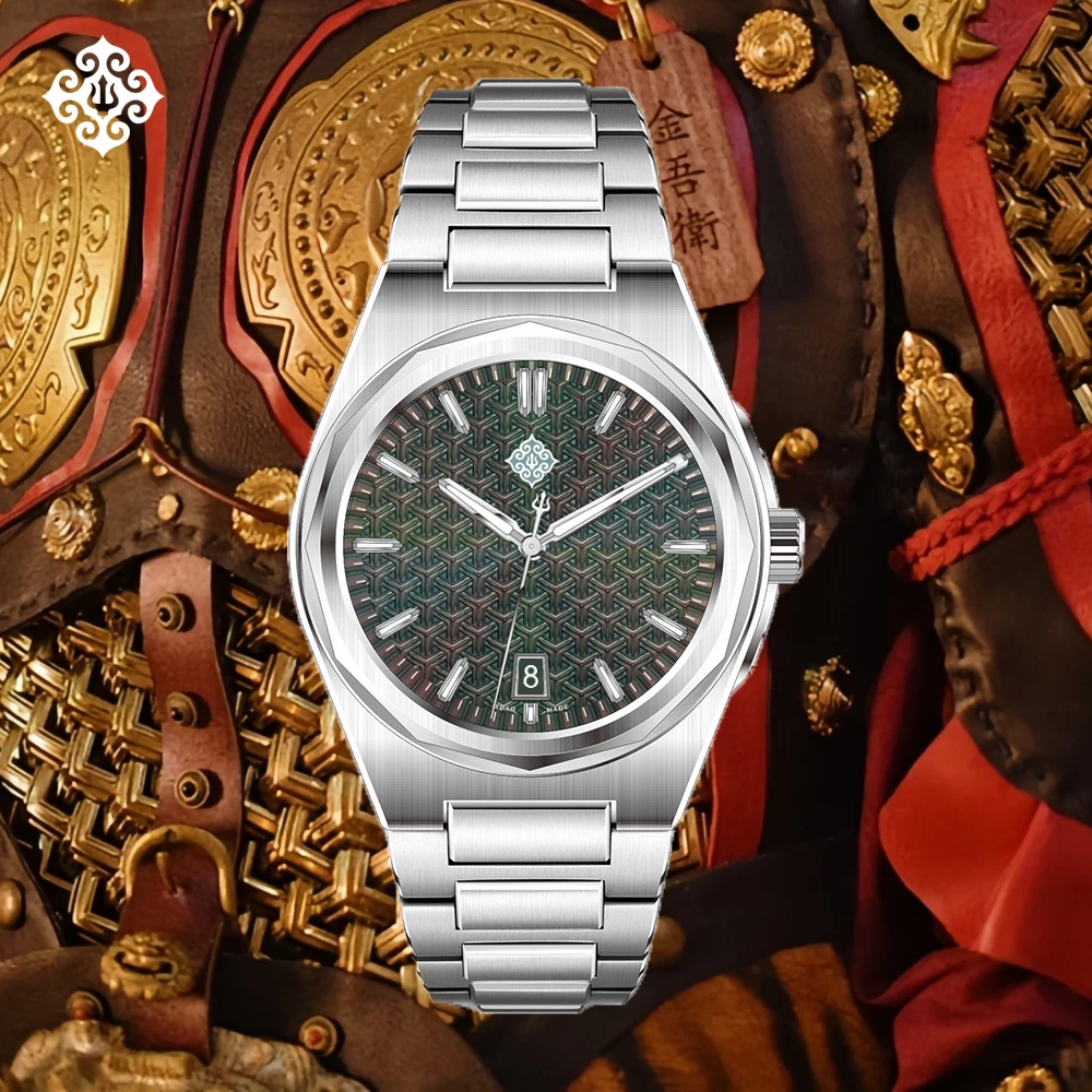 IX & DAO IPOSE 2025 جديد 9015 مهندس ساعة ميكانيكية أوتوماتيكية للرجال 37 مللي متر الياقوت الفولاذ المقاوم للصدأ مقاوم للماء 10Bar BGW9 reloj h