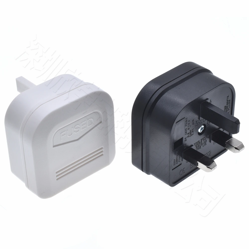 European EU 2Pin to UK 3Pin Power Socket Travel Plug Japan European EU to UK Travel Adapter Electrical Charger Adapter Converter