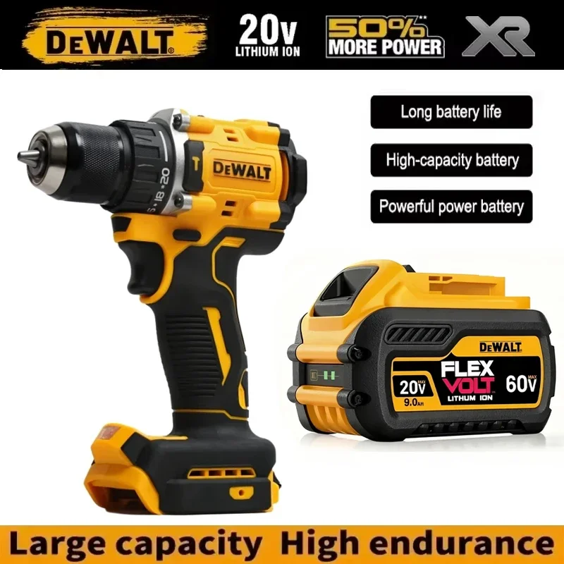 

DEWALT Lithium Battery 20V Rechargeable Brushless Compact Electric Screwdriver Hand Drill Impact Drill DCD805