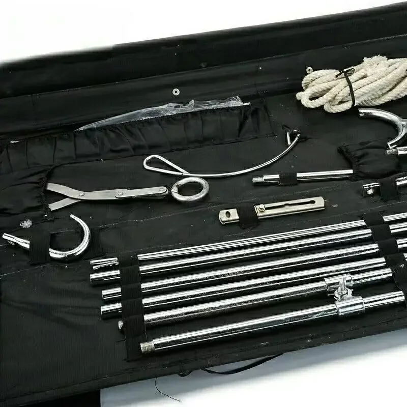 Yyhc kit de instrumentos obstétricos para gado, aparelho veterinário para agricultura de vacas, equipamento médico para destócia, obstetrícia, gancho meu ou