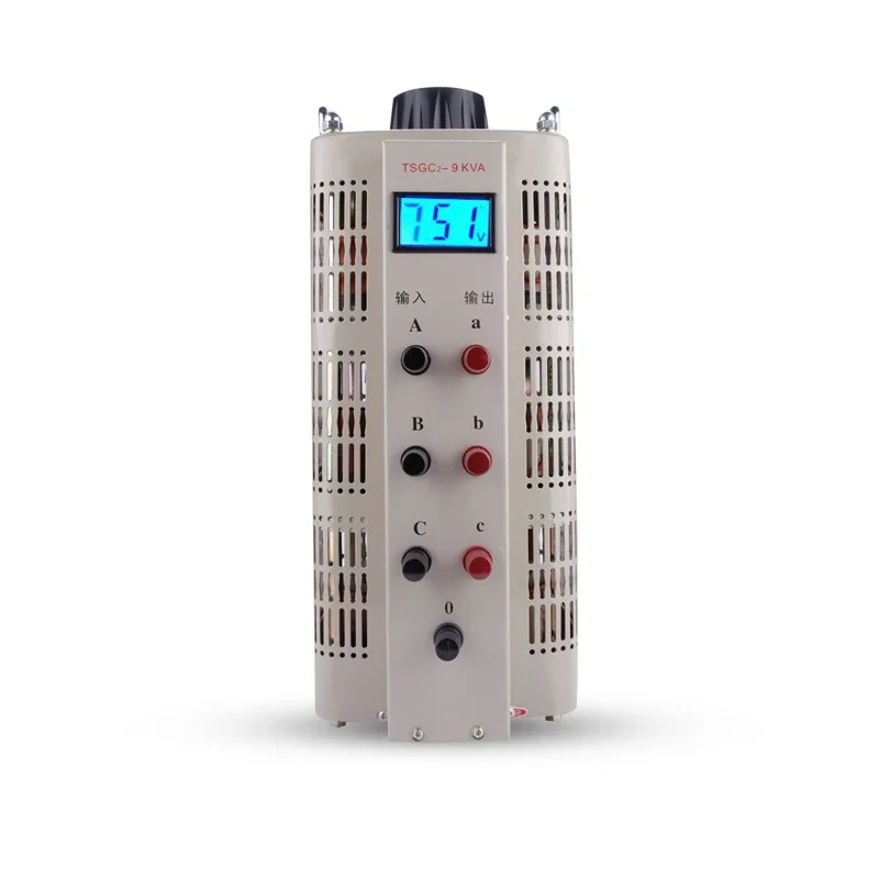 

Three-phase voltage regulator 380V AC current TSGC2-9KVA digital display 0-750V step-up adjustable transformer 15KW