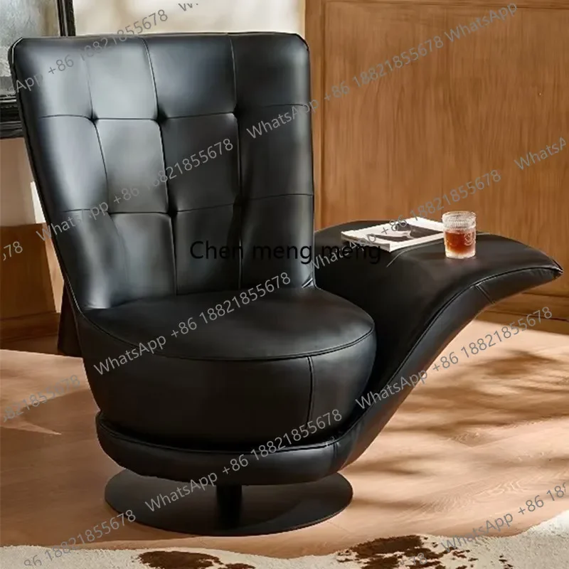 

Горячие продажи: Итальянское кресло для отдыха в стиле легкой роскоши, вращающийся диван для гостиной, минималистичное кожаное кресло-реклайнер для спальни.