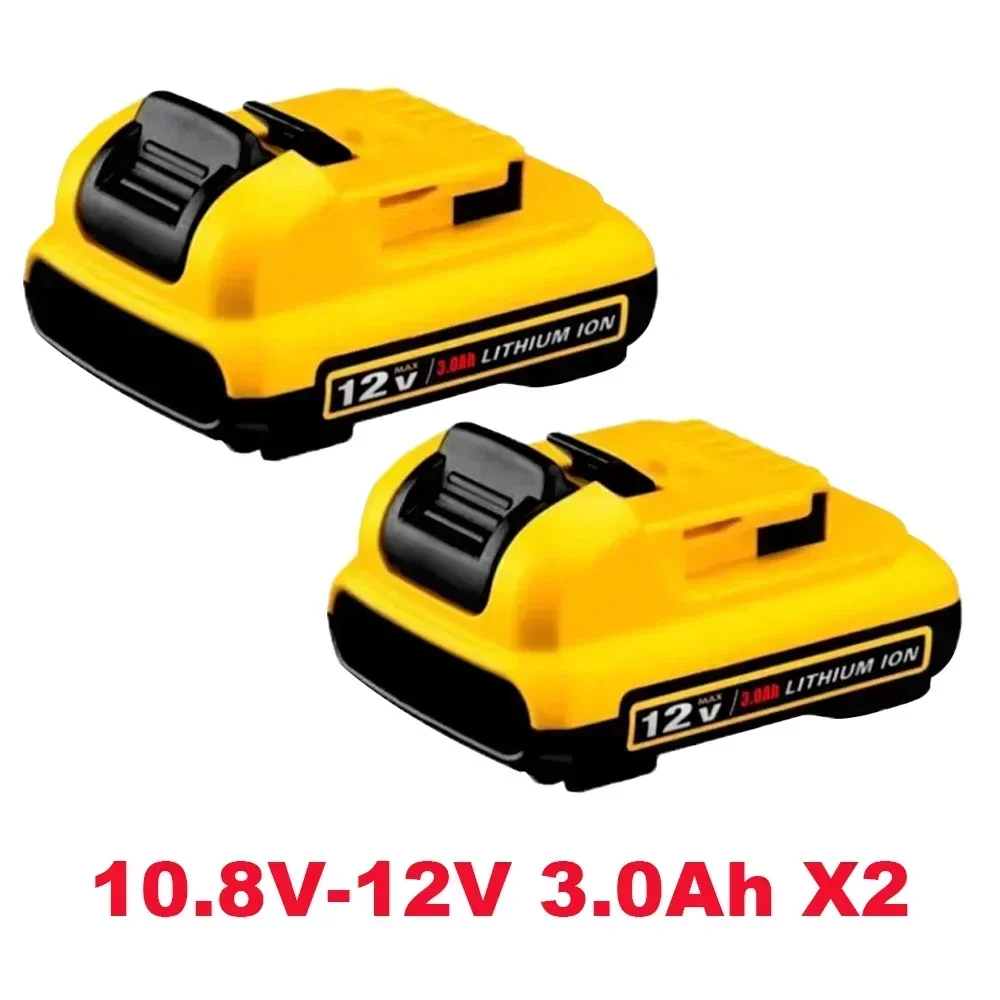 for Dewalt 12V battery, lithium battery 12V 3AH, DCB120DCB123DCB125DCB124DCB122DCD710 power tool driver program