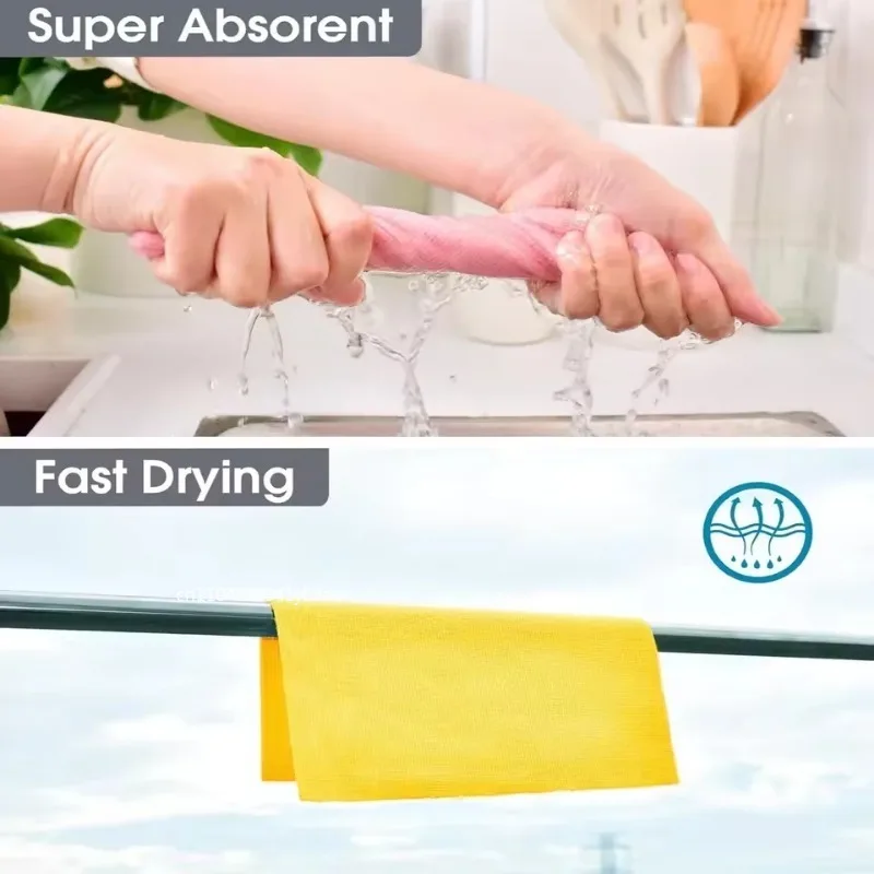 قابلة لإعادة الاستخدام تنظيف مسح المنزلية المطبخ القماش ستوكات لفات المناشف طبق الخرق غسل منشفة ورقية استبدال 1 لفة من 20 ورقة