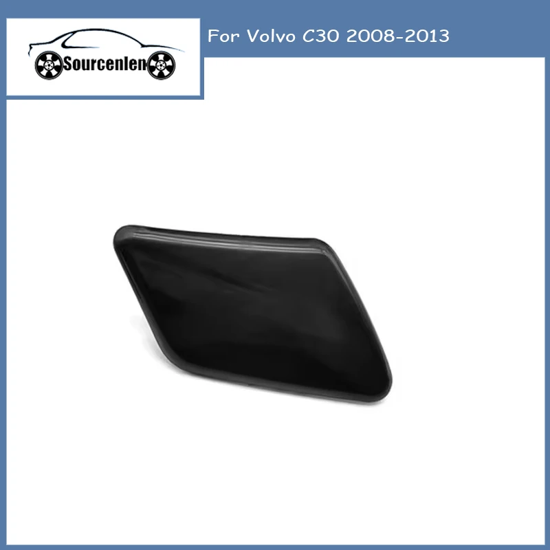 

For Volvo C30 2008-2013 Front Bumper Headlight Washer Nozzle Jet Cover 39876478 39876479