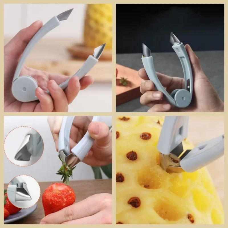 Multifunctional Pineapple Eye Removerfruit Seed Remover And Peeler Stainless Steel Eye Gouge Clip Pineapple Eye Seed Remover