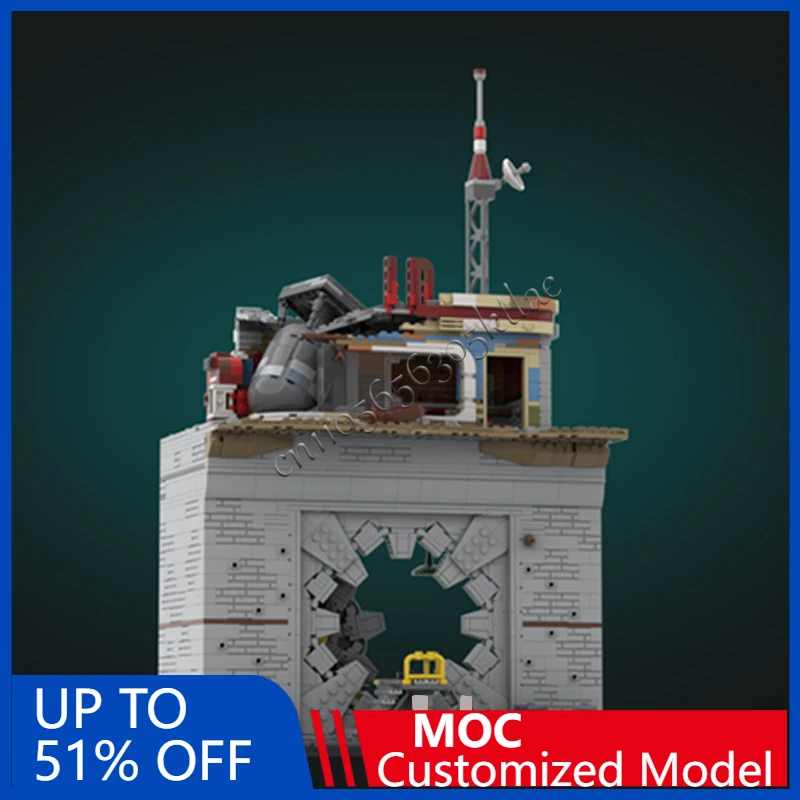 

2837 PCS City Street Scene Shelter gate MOC Customize Modular Building Block Model Simple Brick Kids DIY Christmas Toy Gift