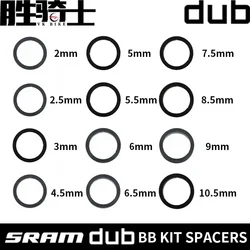 SRAM BB KIT SPACERS DUB BB30 GXP MTB/ROAD 2/2.5/3/4.5/5/5.5/6/6.5/7.5/8.5/9/10.5mm