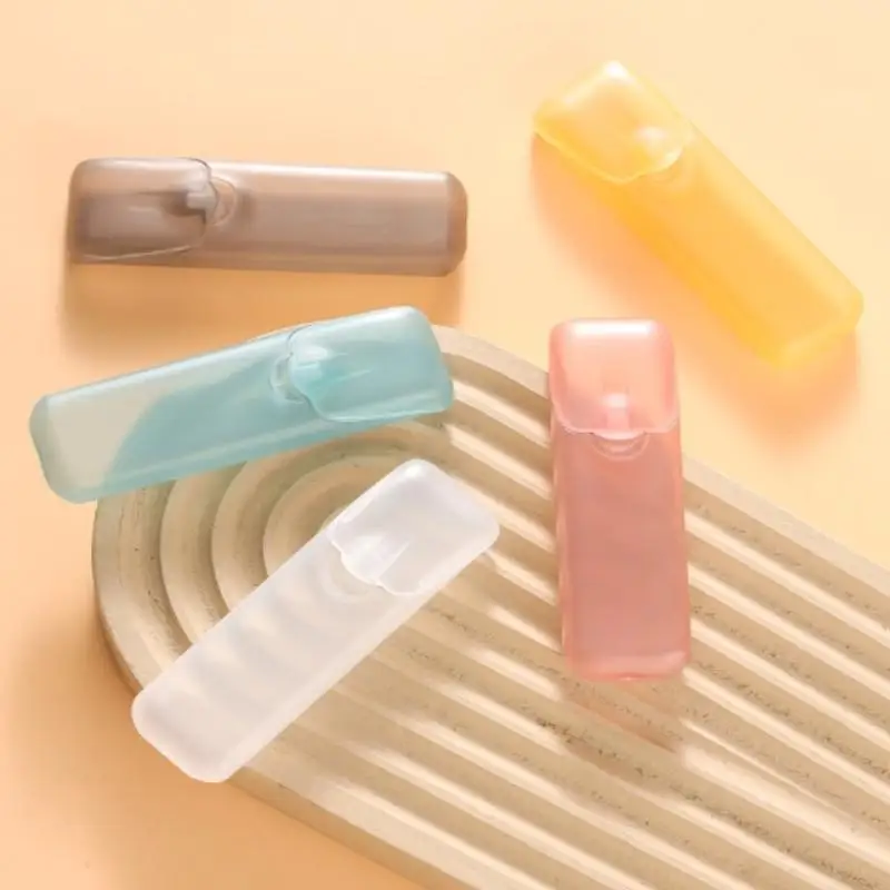 Mini Storage Box Travel Portable Transparent Toothpick Cotton Swab Box For Outdoor Travel Kitchen Restaurant Supplies