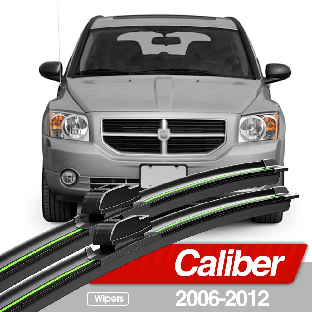 

For Dodge Caliber 2006-2012 Front Windshield Wiper Blades 2pcs Windscreen Window Accessories 2007 2008 2009 2010 2011