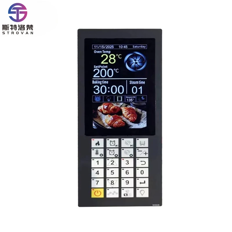 High Quality Thermo Furnace Temperature Controller Intelligent Hot Air Furnace Control Panel Gas or Electric Rotary Oven MK9602