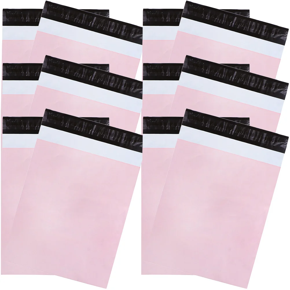 Bolsas de envío autoadhesivas de polietileno grueso, sobres de embalaje exprés ligeros y resistentes al desgaste para entrega de ropa, 100 Uds.