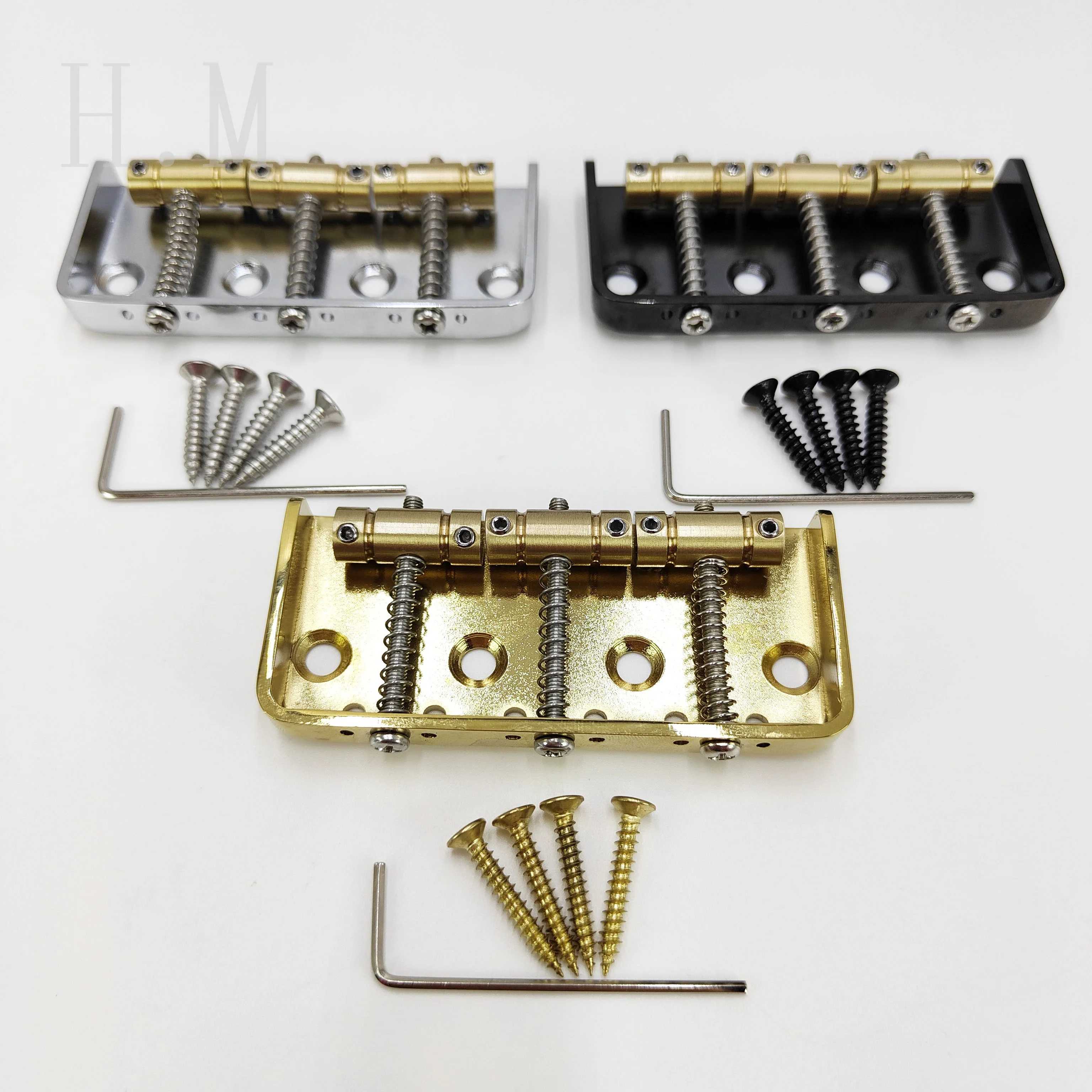 Short TL Electric Guitar Bridge Cylindrical Brass String Code 3 Tune Fixed Bridge Copper Guitar String-Plate Guitar Accessories