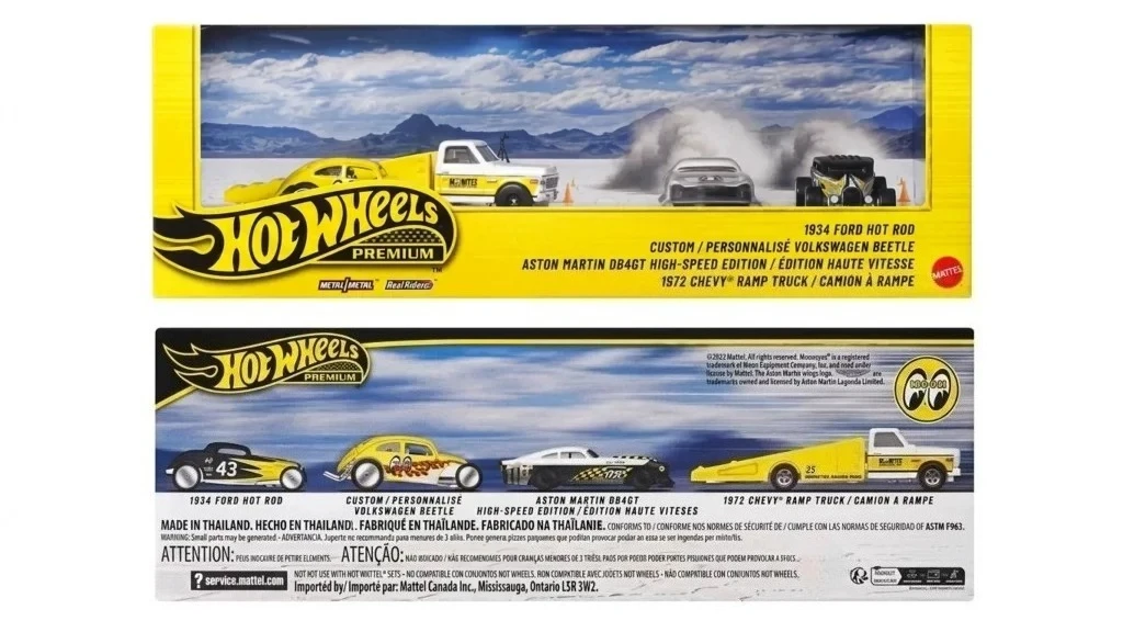 Carrinhos Hot Wheels Premium Originais Moomeyes 1:64 Diecast 1934 Ford Hot Rod Aston Martin Veículos Modelo de Metal Presente de Aniversário